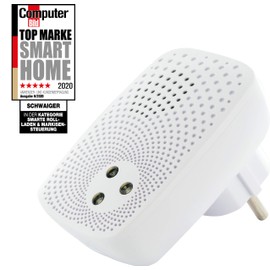 SCHWAIGER ZHS24 Indoor Siren SmartHome Siren Home Alarm System Smart Alarm Siren App Controlled Voice Controlled Alexa Google