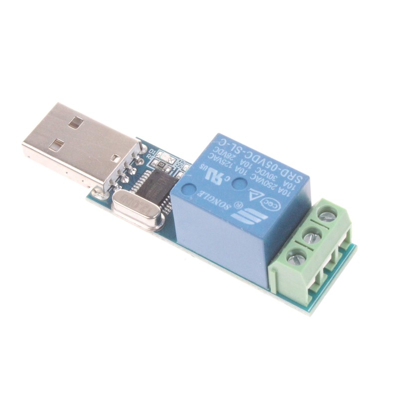 NOYITO 1-Channel USB Relay Module USB Intelligent Control Switch USB
