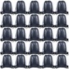 KUUQA 25Pcs Gray Drawstring Backpack Bulk Drawstring Bags String Backpack