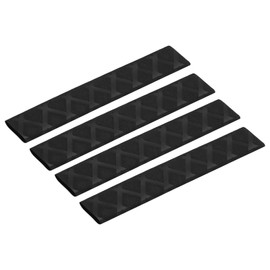 sourcing map 4pcs 18mm Dia Drumstick Tape Drumstick Grips Heat Shrink Wrap Anti Slip for Drum Percussion Drumming, Black