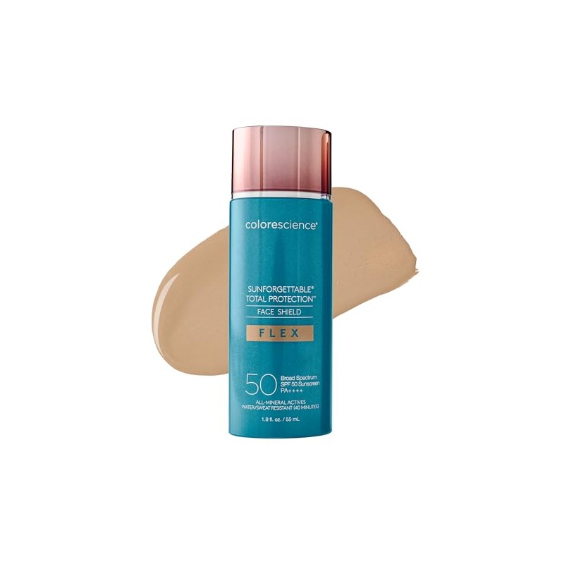 Colorescience Total Protection Face Shield Flex SPF 50, Zinc Oxide