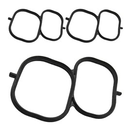 Youqsm Intake Manifold Gasket,Fuel Injection Plenum Gasket Compatible with Lexus ES350 RX350 RX450h for Toyota Avalon,for Camry,for RAV4,for Sienna,for Venza,for Highlander 2005-2018 (Black, 3pcs)