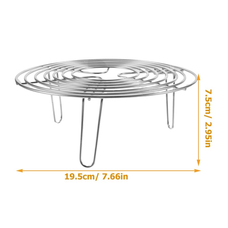 YARNOW Stainless Steel Rack, 7.5 Inch High Foot Design, Multi-Layer
