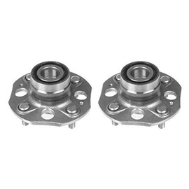 2 Piece Rear Wheel Bearing & Hub Assembly Set Compatible with 1990-1997 Honda Accord