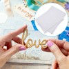 Outus 500 Pcs Double Sided Foam Sticky Strips Dual-Adhesive 3D