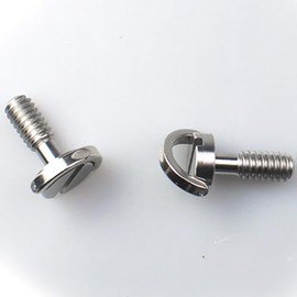 FDXGYH 2pcs 1/4-20 Thread D-Ring Stainless Steel Camera Fixing Mounting Screw for Camera Tripod Monopod Quick Release Plate