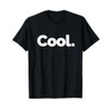 Cool on a Design Men's Unisex-Adults Black T-Shirt