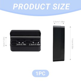 Mewflew Coin Storage Box - Compact Euro Coin Holder for Car and Home - Portable Change Organizer with Flip Lid for Coins and Tokens