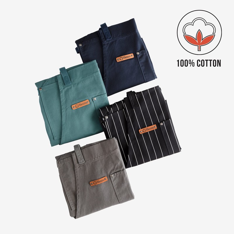 Chef Pomodoro Chef Apron for Men and Women with Pockets