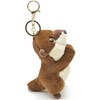 Ruzucoda Plush Otter Stuffed Animals Beaver Keychains Ornaments Pendant Key