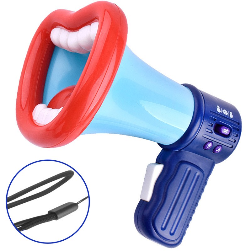 Funny Voice Speaker Hand Microphone Voice Changer Recorder Learning Toy