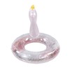 Inflatable Swimming Ring with Sequins Thickened PVC Kids Pool Float