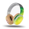 MightySkins Skin Compatible with Skullcandy Crusher Wireless - Rasta Rainbow