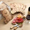 12 Set Baby Shower Prize Bear Shaped Cheese Board Gift,