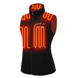 Venustas Women's Heated Vest, Up to 20 Hours Warmth, Heated Fleece Vest with Battery Included