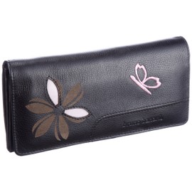 Bruno Banani Butterfly_1 W 320.824, Damen Portemonnaies, Grau (grey), 19x10x3 cm (B x H x T)