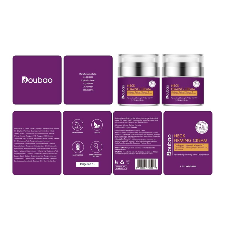 Advanced Neck Firming Cream – 3% Retinol & Hyaluronic Acid