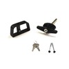 Doors & Door Hardware 5-1/2" Black T Handle Door Lock
