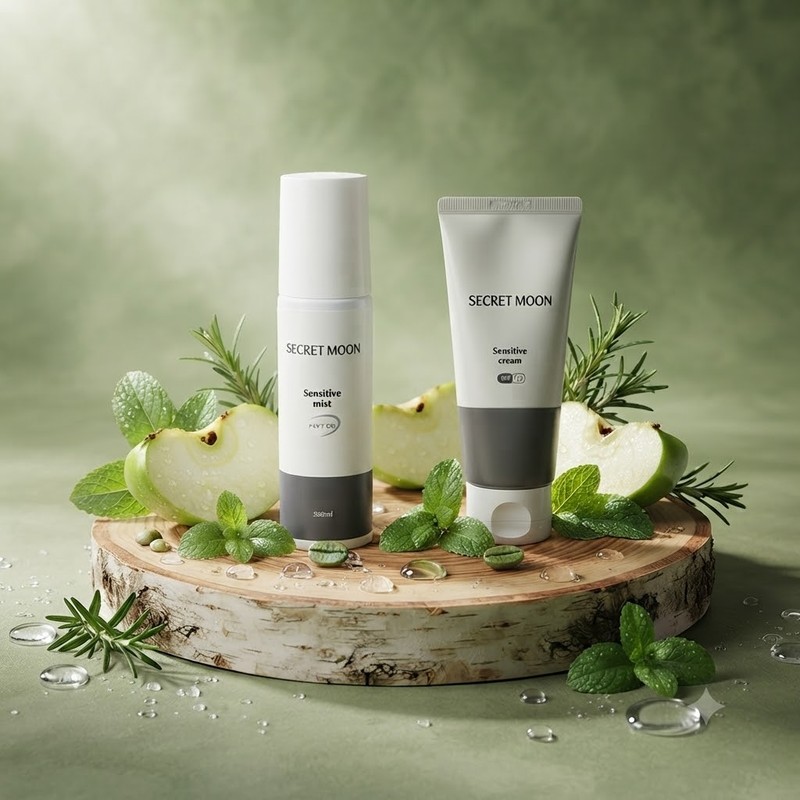 Secret Moon MD Cream Peptide Mist Set Sensitive skin moisturizing