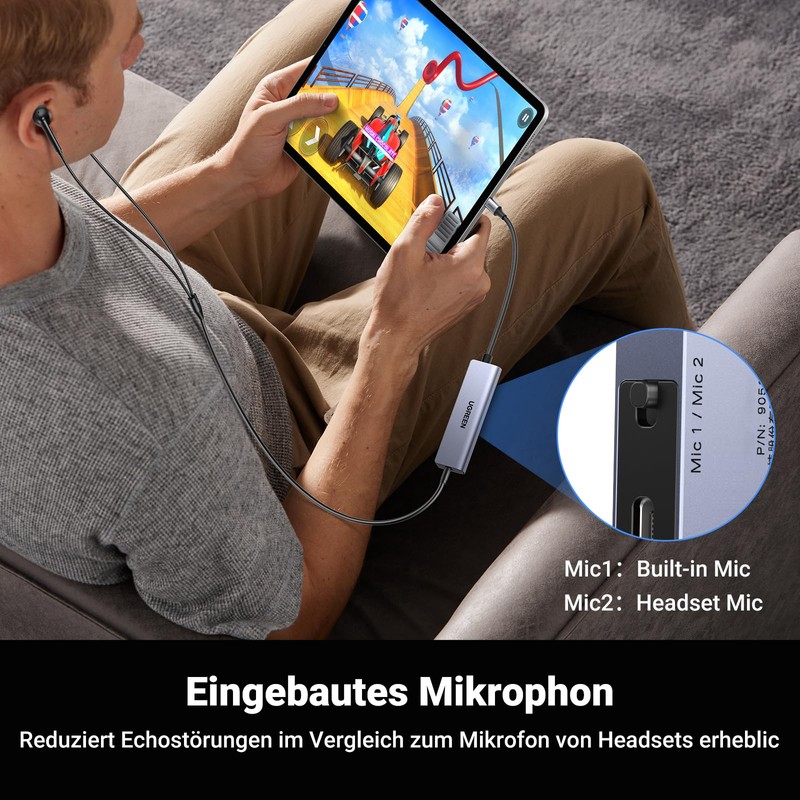 UGREEN USB C to 3.5 mm Jack Aux Adapter, USB