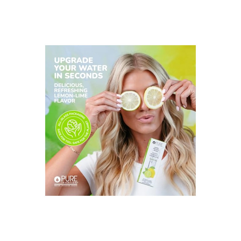 Pure Inventions- Antioxidante Vitamina C Electrolitos Sabor a Lima Limón