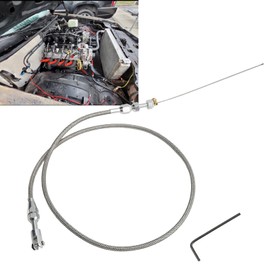 Cable del Acelerador, Repuesto del Cable de Control del Acelerador Reemplazo de Acero Inoxidable de 36 Pulgadas para Motores LS1 4.8/5.3/6.0L 1999 2000 2001 2002 2003 2004 2005 2006 2007