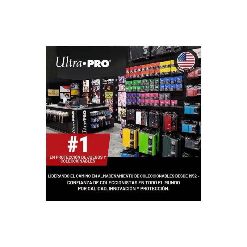 UltraPro Soportes para tarjetas, mangas con bordes semirrígidos de 1.27