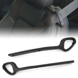 JSKAPA Pair Seat Belt Extension Guide Holder Compatible with 2014-2021 Ford Mustang EcoBoost GT Safety Accessories