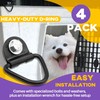 Terixe 4 Pack Tie Down Kit for Ruffland Kennel -