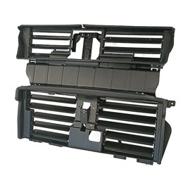 Radiator Grille Air Intake Shutter Assembly - Compatible with 2019-2023 Ford Edge (without Adaptive Cruise Control)