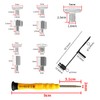 ieron M2 Screw Kit Motherboard SSD Mounting Screws with Mounting