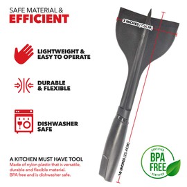 Food Chopper Manual Meat Hamburger Masher Ground Beef Kitchen Utensil Cooking Spatula Exultimate