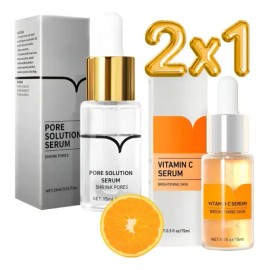 Sérum Facial Vitamina C Anti Manchas 2pzs Cuidado                                                                                                     