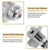 Unifizz Front Door Lock Cylinder Set Kit Fit for Hy-undai