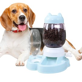 Automatic Cat Feeder | Dog Treat Puzzle Slow Feeder Water Dispenser,Push-Type Puppy Puzzle Toys, Interactive Toys Pet Supplies for mall Medium Large Breed