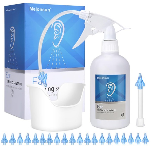 Ear Wax Removal - Ear Wash Kit w/500ml Spray Bottle,