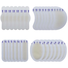 Waterproof Blister Prevention Patches Foot Cushions and Pads Hydrocolloid Gel Feet Guard Blister Bandages Invisible Blister Cushion Pad for Toes Forefoot Heel to prevent wear and tear 28 PCS