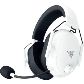 Razer BlackShark V2 HyperSpeed Wireless Gaming Headset - THX Spatial Audio - Bendable Mic - 50mm Drivers - 2.4GHz, Bluetooth or USB - 70 Hr Battery w/USB Type C Charging - White (Renewed)