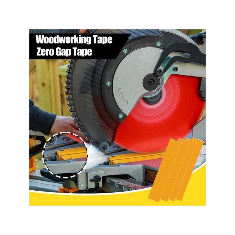 12pcs Zero GapWoodworking Tape,for More Accurate Cuts on Miter Saw,