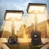 Clip On Solar Lights Outdoor with Motion Sensor, 360°Rotatable &