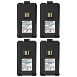 WINDINGTOK 4Packs UV-5RH Two Way Radio Li-ion Battery Type-C 2500mAh 7.4V Compatible with GM-5RH、UV-5G Plus、UV-5RH Pro Max 、K5 Plus Walkie Talkies with Type-C Cable