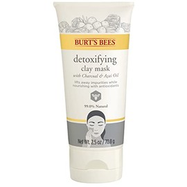Burt's Bees Máscara Facial Desintoxicante de Arcilla - Detoxifying Clay Mask with Charcoal and Acai 70,8 gr