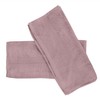Soleil d'ocre, Lagune Set of 2 Guest Towels, Cotton, Pink,