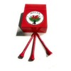 ORANGE BOOM Premium Golf Tees Set, National Flags Design, Unique
