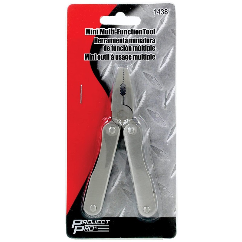 Performance Tool 1438 5-in-1 Multi-Tool with Screwdriver, Pliers, Knife, Bottle