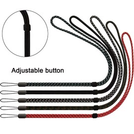 Foshine Lanyards 5 Pack lanyard Adjustable 5 colors neck office lanyards Straps long for pen id badge holder keys umbrella whistle adjustable Lanyards cruise (5 Colors)