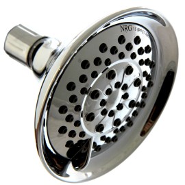 NRG Regal Soft Next Generation High Efficiency Chrome Shower Head 1.5 gpm low flow