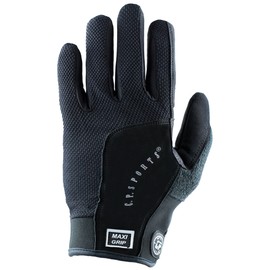 C.P. Sports Maxi Grip Fitness Gloves Training Gloves Bodybuilding Gloves Full Finger (XS, Black)