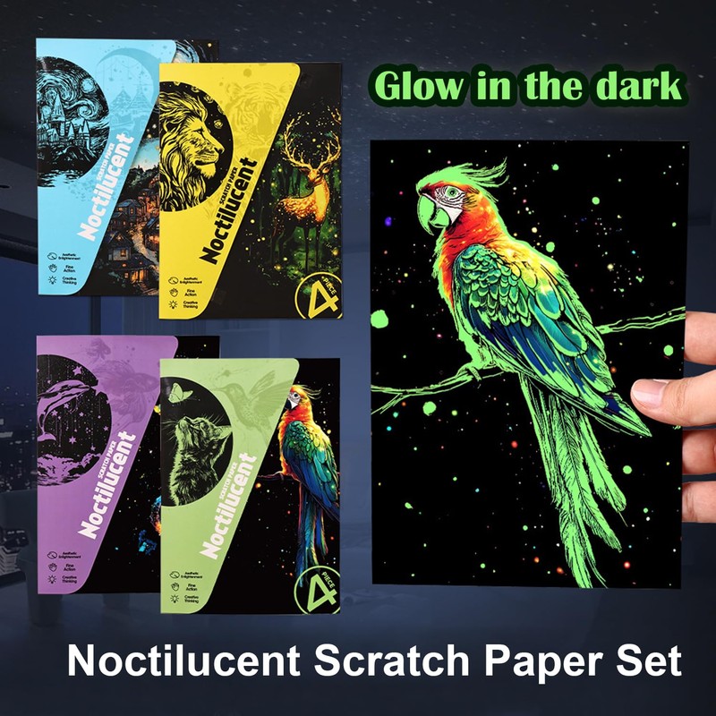 Georgie Porgy Scratch Pictures Set DIY Craft Kits for Children