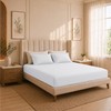 Moonlight Bedding Super King Fitted Sheet White - Premium 25cm